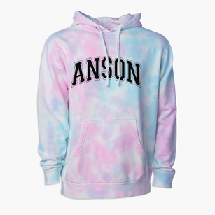 Anson Middle School Varsity Arch Premium Tie-Dye Hoodie