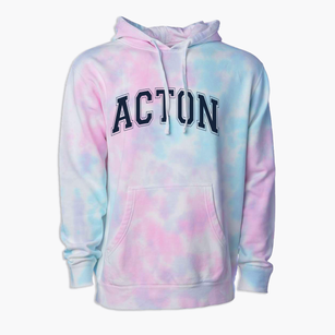 Acton Middle School Varsity Arch Premium Tie-Dye Hoodie