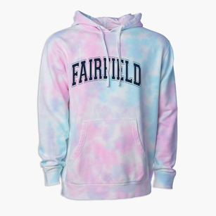 Fairfield Center Elementary School Varsity Arch Premium Tie-Dye Hoodie