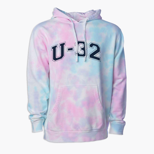 U-32 High School Varsity Arch Premium Tie-Dye Hoodie