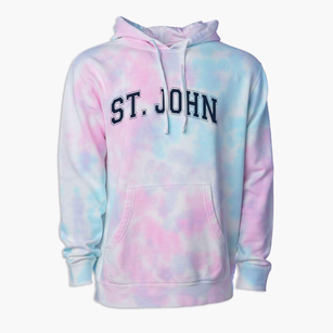 Saint John School Varsity Arch Premium Tie-Dye Hoodie