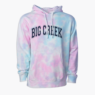 Big Creek Varsity Arch Premium Tie-Dye Hoodie