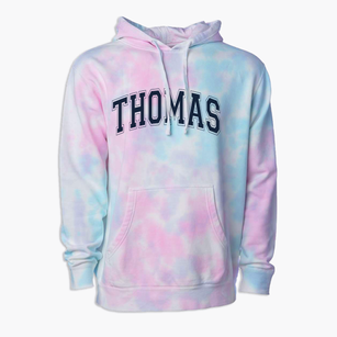 Thomas Junior High School Varsity Arch Premium Tie-Dye Hoodie