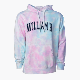 William R Elementary School Varsity Arch Premium Tie-Dye Hoodie