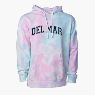Del Mar Elementary School Varsity Arch Premium Tie-Dye Hoodie