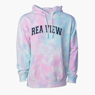 Rea View Elementary Varsity Arch Premium Tie-Dye Hoodie