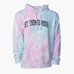 St. Thomas More Academy Varsity Arch Premium Tie-Dye Hoodie