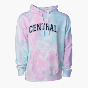 Central Middle School Varsity Arch Premium Tie-Dye Hoodie