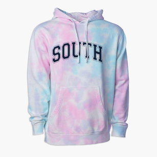 South Elementary School Varsity Arch Premium Tie-Dye Hoodie