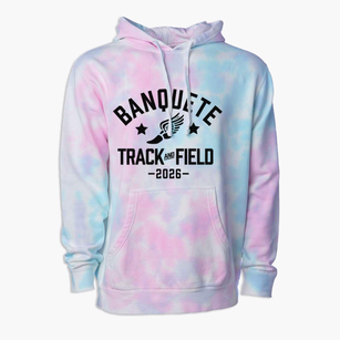 Banquete Intermediate School Track and Field Premium Tie-Dye Hoodie