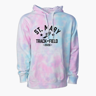 Saint Mary School Track and Field Premium Tie-Dye Hoodie