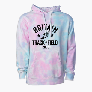 Britain Elementary School Track and Field Premium Tie-Dye Hoodie