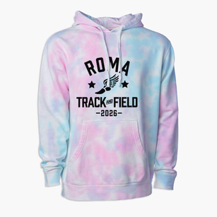Roma Intermediate School Track and Field Premium Tie-Dye Hoodie