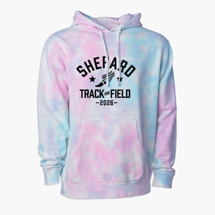 Shepard Elementary School Track and Field Premium Tie-Dye Hoodie