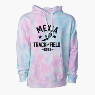 Mexia High School Track and Field Premium Tie-Dye Hoodie