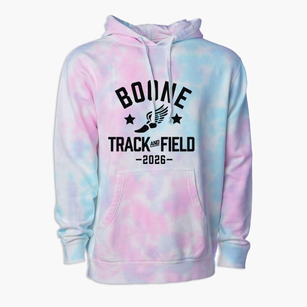 Boone Elementary School Track and Field Premium Tie-Dye Hoodie