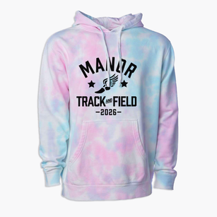 Manor Preschool Track and Field Premium Tie-Dye Hoodie