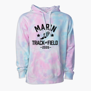 Marin Academy Track and Field Premium Tie-Dye Hoodie