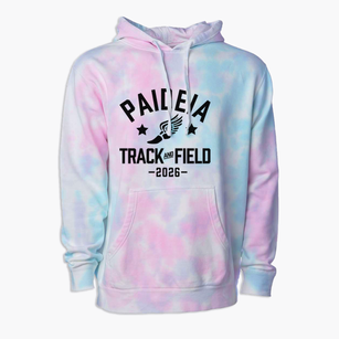 Paideia Academy Track and Field Premium Tie-Dye Hoodie