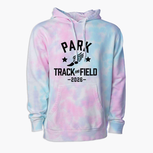 Park Elementary School Track and Field Premium Tie-Dye Hoodie