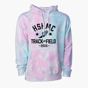Health Science High & Middle College Track and Field Premium Tie-Dye Hoodie