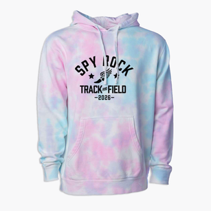 Spy Rock School Track and Field Premium Tie-Dye Hoodie