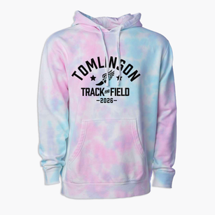 Tomlinson Middle School Track and Field Premium Tie-Dye Hoodie