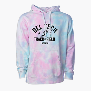 Del Tech Track and Field Premium Tie-Dye Hoodie