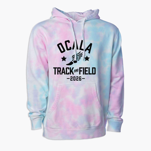 Ocala Sda School Track and Field Premium Tie-Dye Hoodie