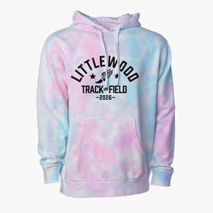 Littlewood Elementary School Track and Field Premium Tie-Dye Hoodie