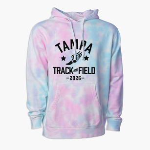 Tampa Day School Track and Field Premium Tie-Dye Hoodie