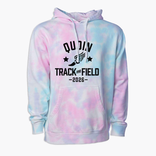 Quoin Middle School Track and Field Premium Tie-Dye Hoodie
