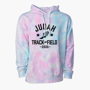 Judah Christian School Track and Field Premium Tie-Dye Hoodie
