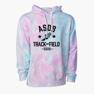 Arizona School For The Deaf & Blind Track and Field Premium Tie-Dye Hoodie