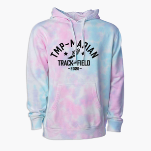 Thomas More Prep-marian Track and Field Premium Tie-Dye Hoodie