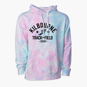 Kilbourne High School Track and Field Premium Tie-Dye Hoodie