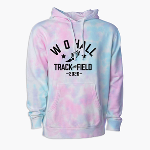 W O Hall Primary School Track and Field Premium Tie-Dye Hoodie