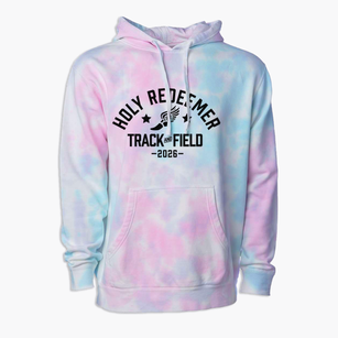 Holy Redeemer Parish Track and Field Premium Tie-Dye Hoodie