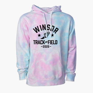 Winsor School Track and Field Premium Tie-Dye Hoodie