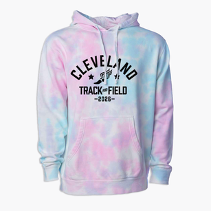 Cleveland Middle School Track and Field Premium Tie-Dye Hoodie