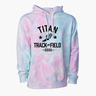 Titan Academy Track and Field Premium Tie-Dye Hoodie