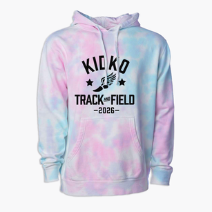 Kidko Learning Center Track and Field Premium Tie-Dye Hoodie