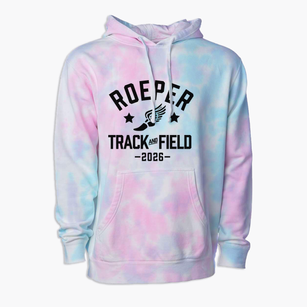 The Roeper School Track and Field Premium Tie-Dye Hoodie