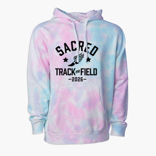 Sacred Heart Grade School Track and Field Premium Tie-Dye Hoodie