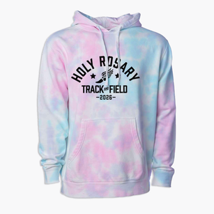 Holy Rosary School Track and Field Premium Tie-Dye Hoodie