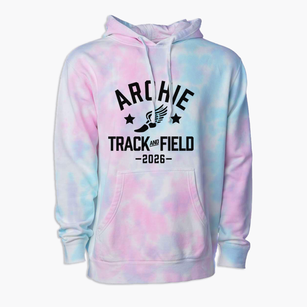 Archie School Track and Field Premium Tie-Dye Hoodie