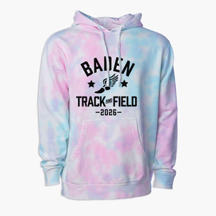 Baden Elementary School Track and Field Premium Tie-Dye Hoodie