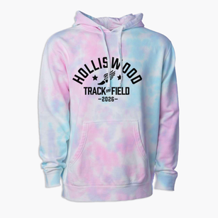 Ps 178 Holliswood Track and Field Premium Tie-Dye Hoodie
