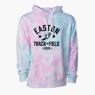Easton Elementary School Track and Field Premium Tie-Dye Hoodie