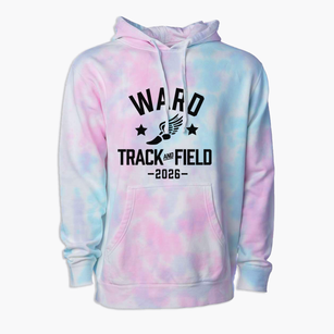 Ward Elementary School Track and Field Premium Tie-Dye Hoodie